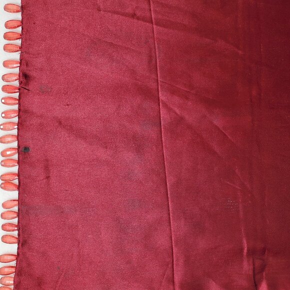 Beaded Red Table Runner - Picture 10 of 13